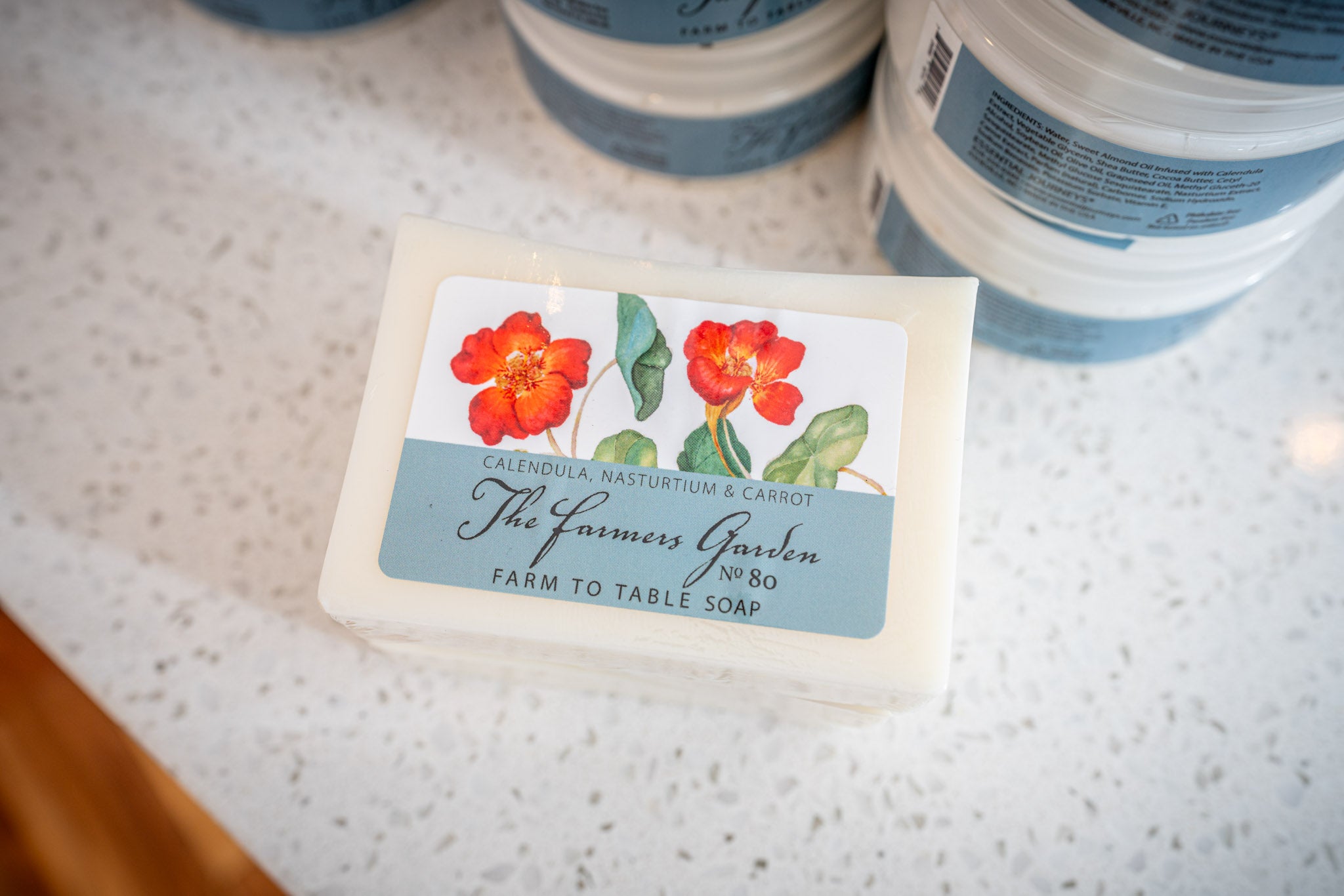 THE FARMERS GARDEN 5 oz. ~ FARM TO TABLE SOAP SLICE