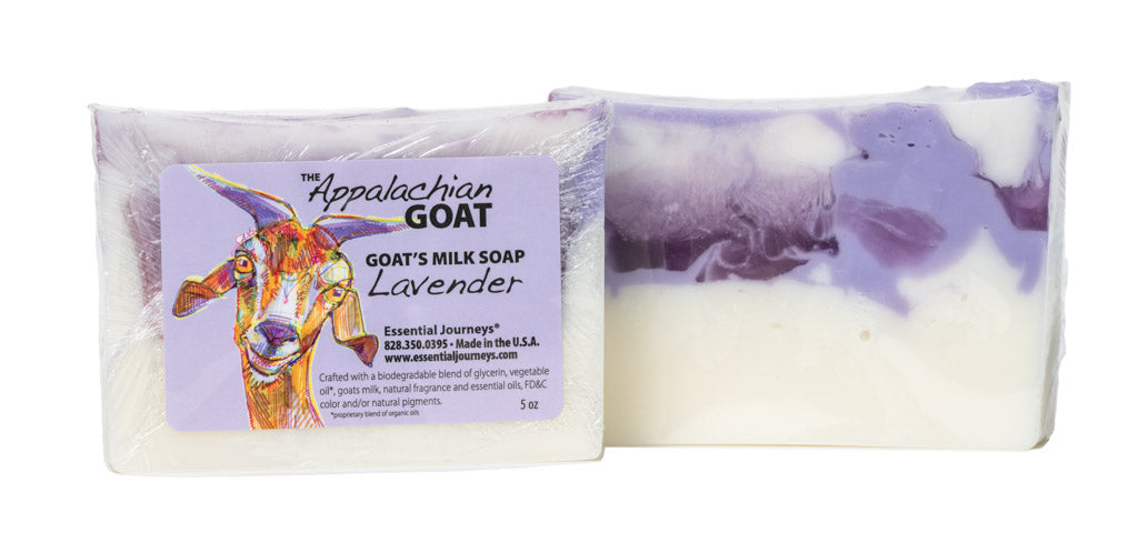 LAVENDER GOAT'S MILK SOAP SLICE 5 oz.