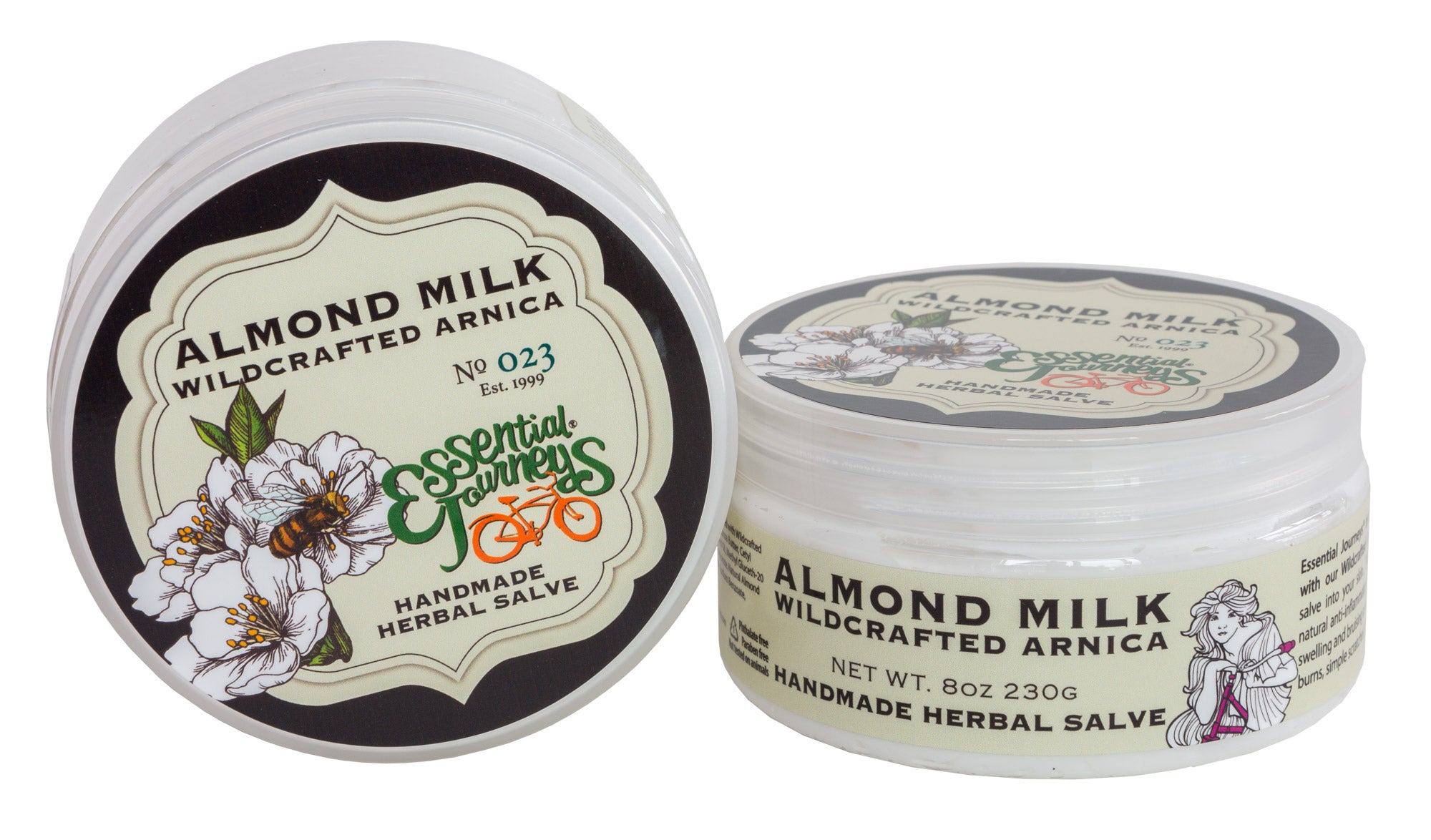 ALMOND ARNICA SALVE 8 oz. ~ ALMOND MILK