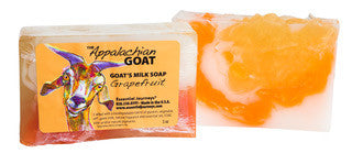 GRAPEFRUIT GOATS MILK SOAP SLICE 5 oz.