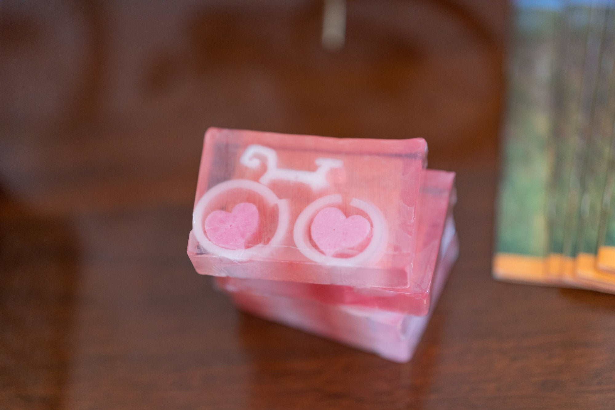GRAPEFRUIT BIKE LOVE SOAP SLICE 5.5 oz.
