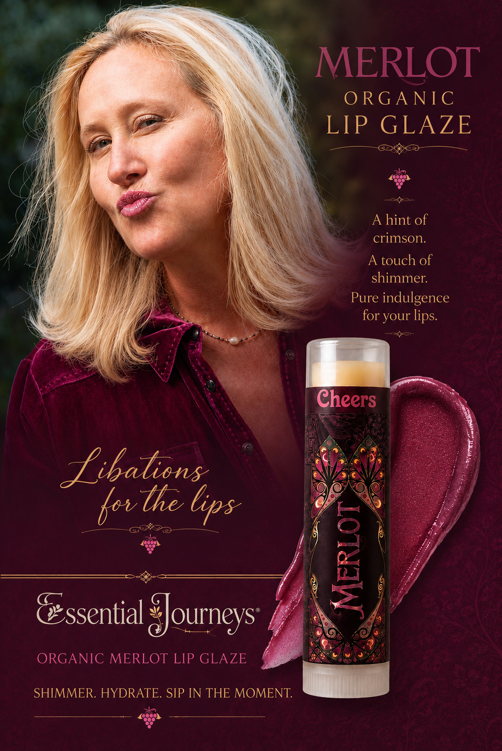 MERLOT ORGANIC TINTED LIP GLAZE™