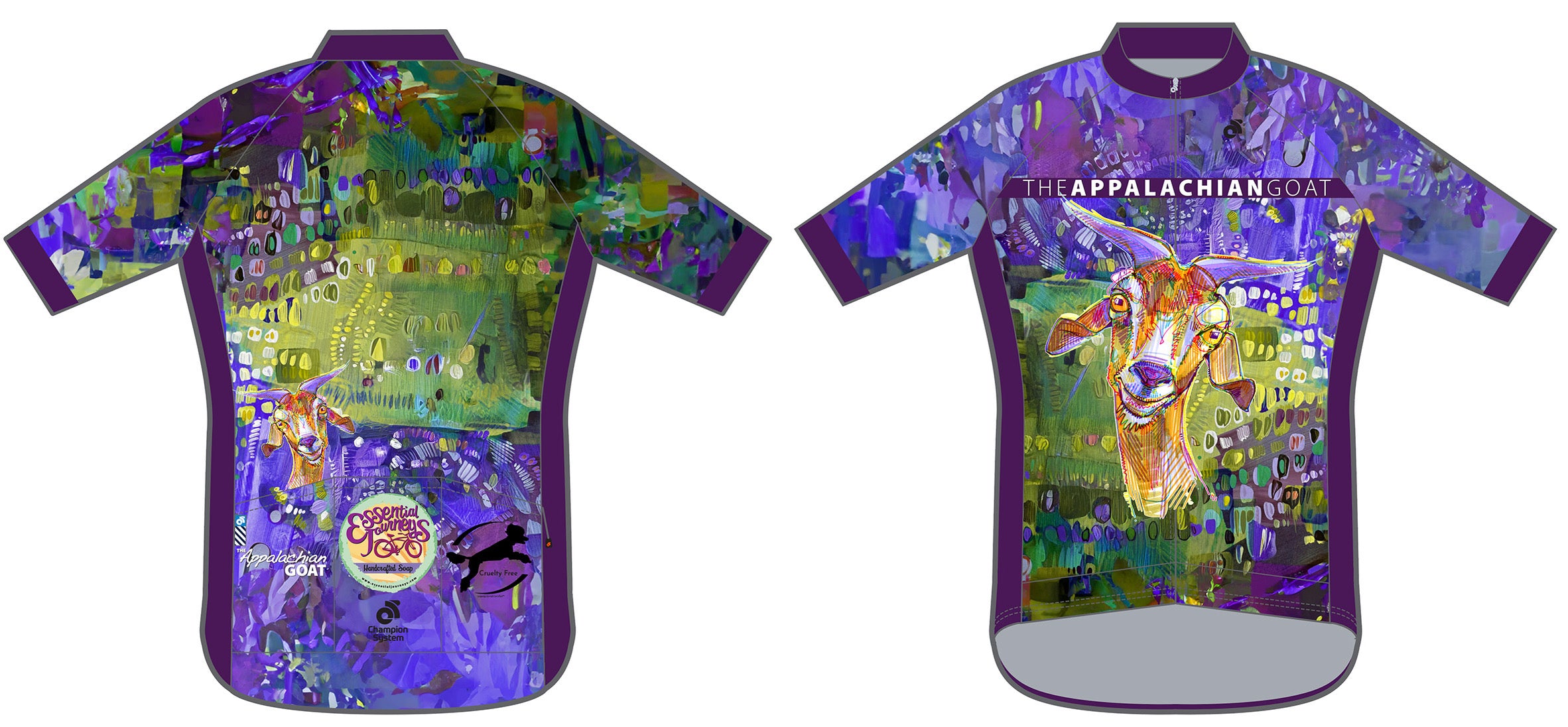 The Appalachian Goat Bicycle Jerseys