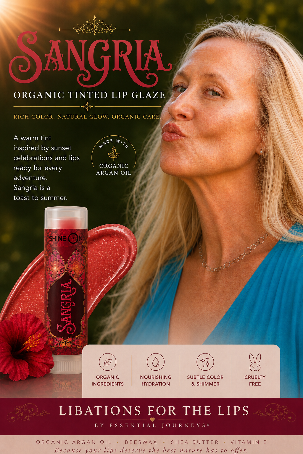 SANGRIA ORGANIC TINTED LIP GLAZE™