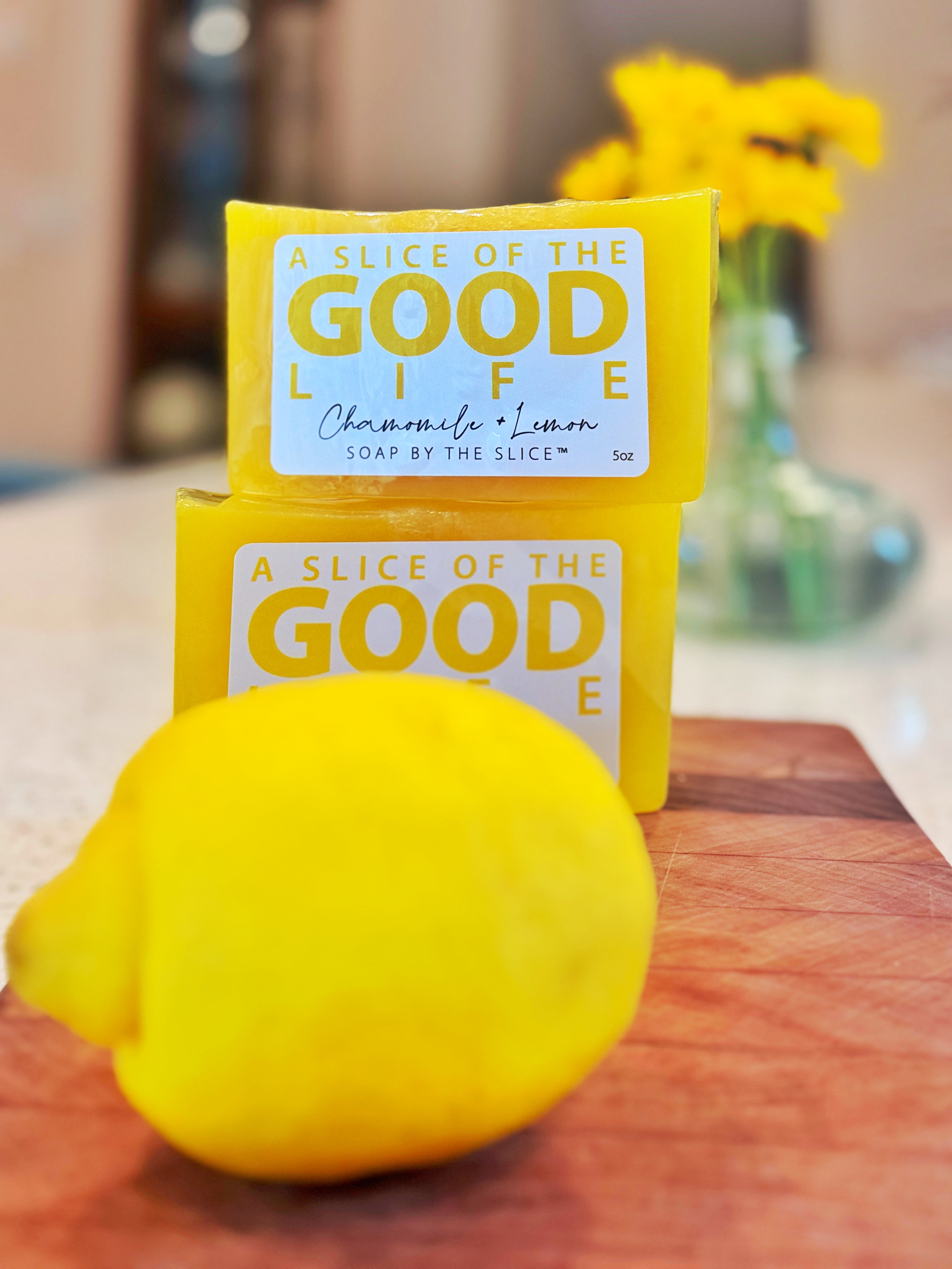 CHAMOMILE + LEMON SOAP SLICE 5 oz.