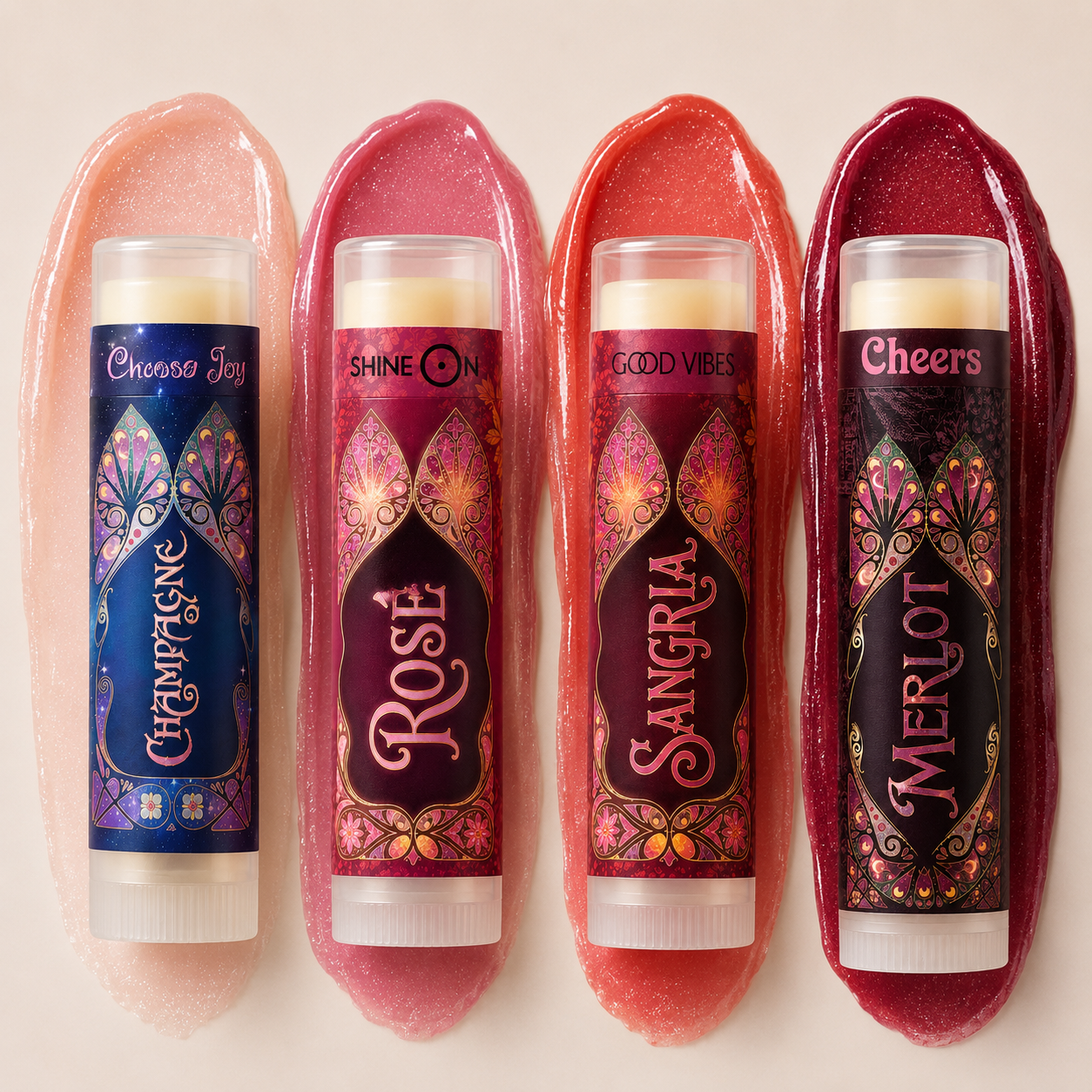 ORGANIC TINTED LIP GLAZE™ TRY THEM ALL (4 PACK)