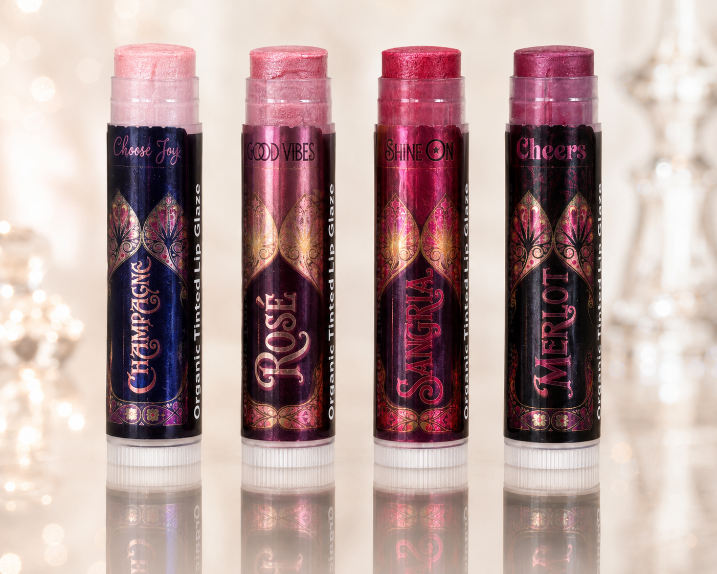 ORGANIC TINTED LIP GLAZE™ TRY THEM ALL (4 PACK)