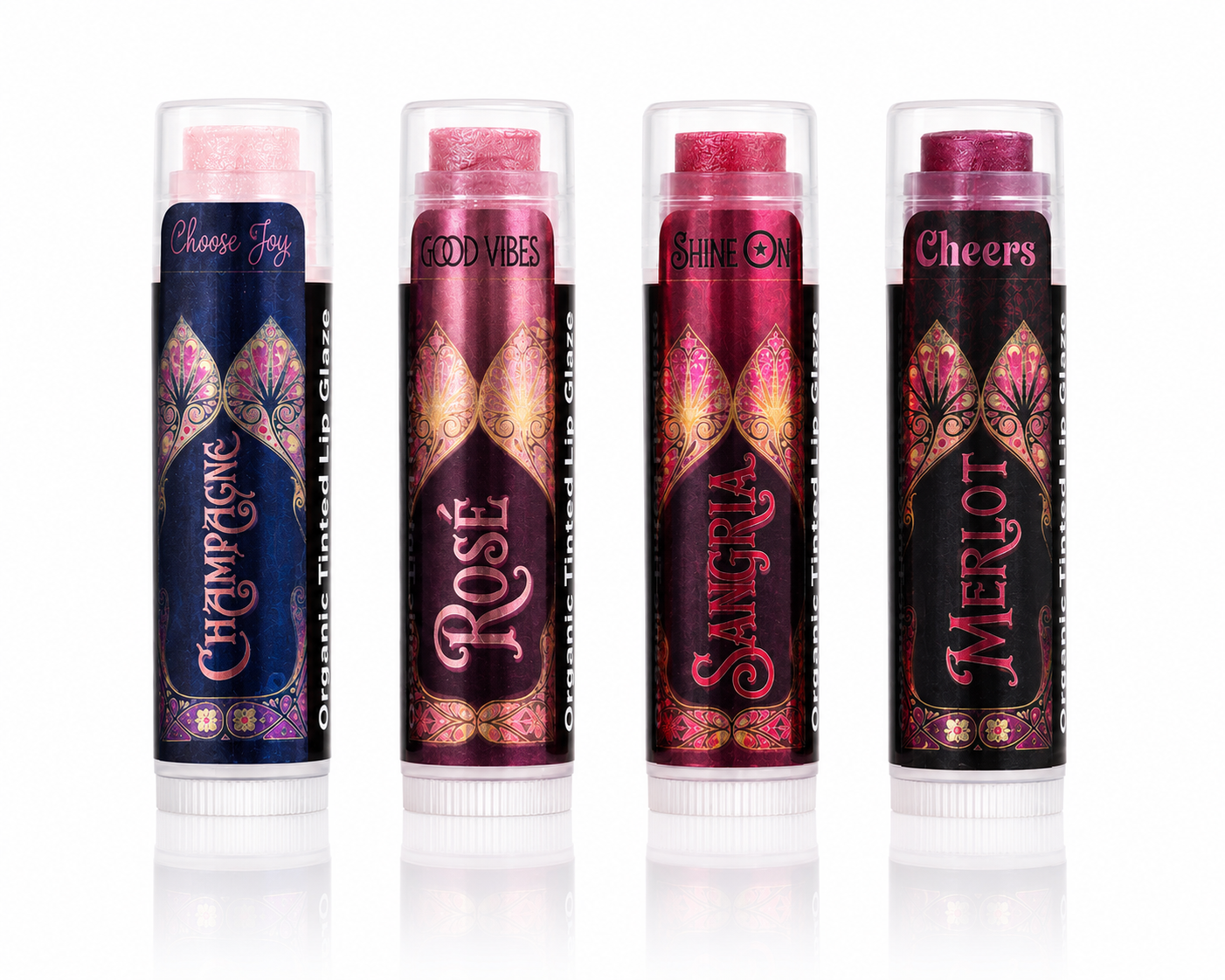 ORGANIC TINTED LIP GLAZE™ TRY THEM ALL (4 PACK)