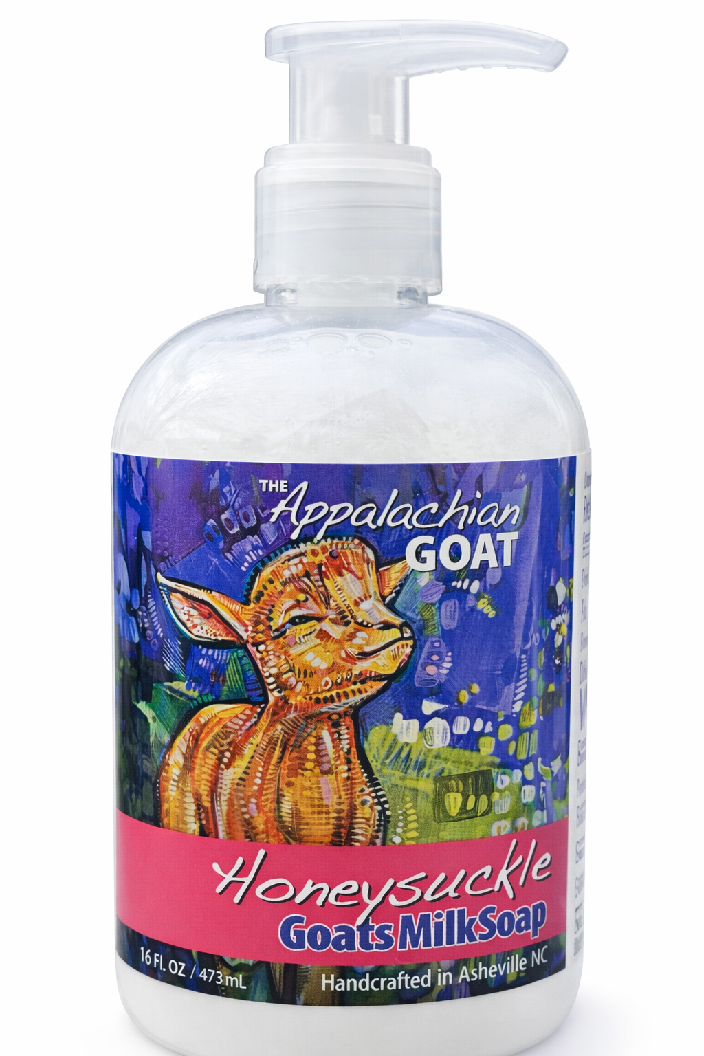 LIQUID SOAP - HONEYSUCKLE GOATS MILK 16 oz.
