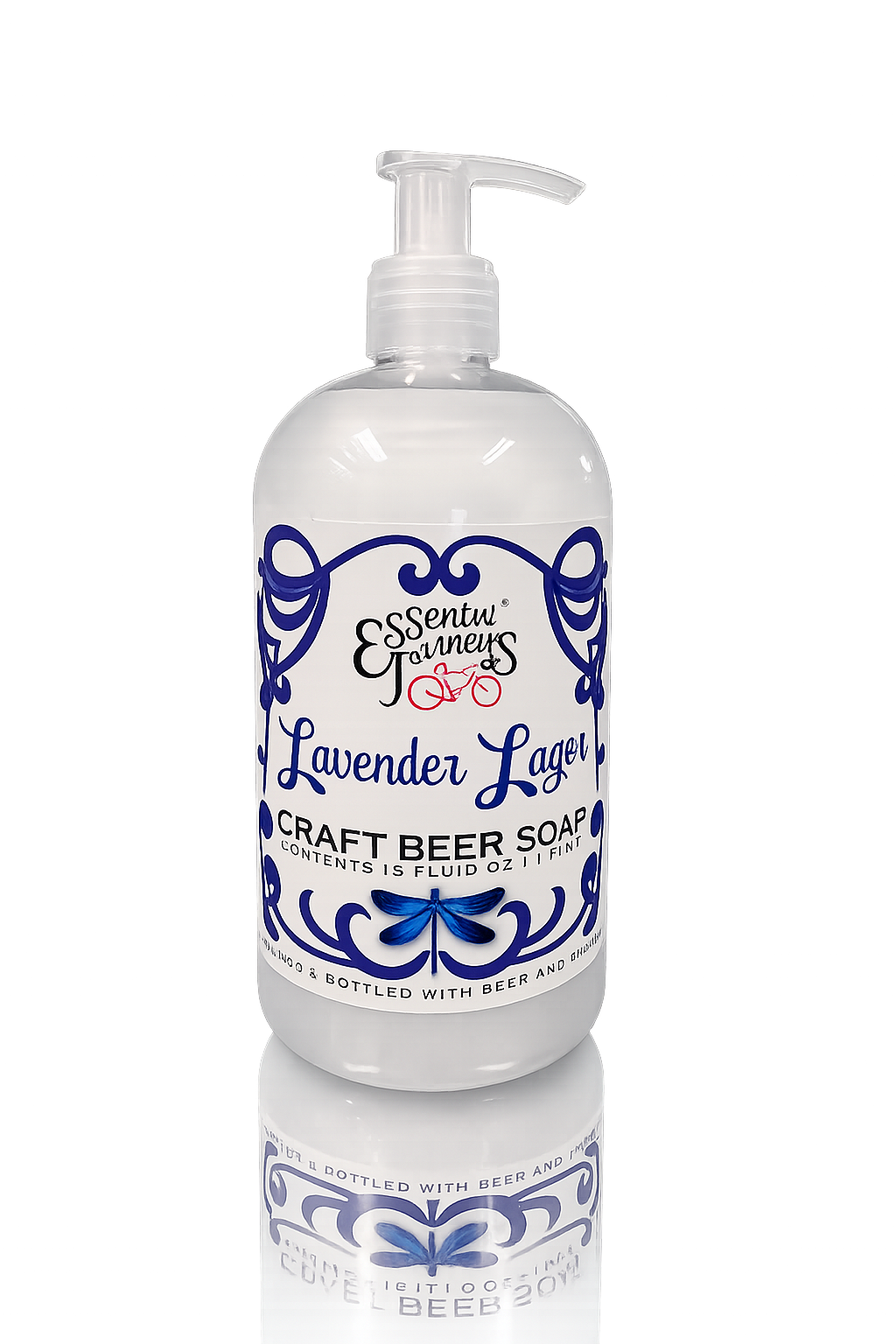 LAVENDER LAGER CRAFT BEER SOAP ~ 16 oz. LIQUID SOAP