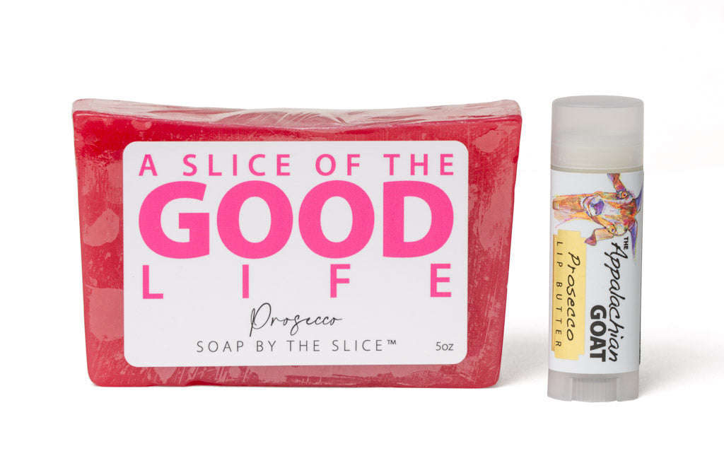 PROSECCO LIP BUTTER + PROSECCO SOAP SLICE
