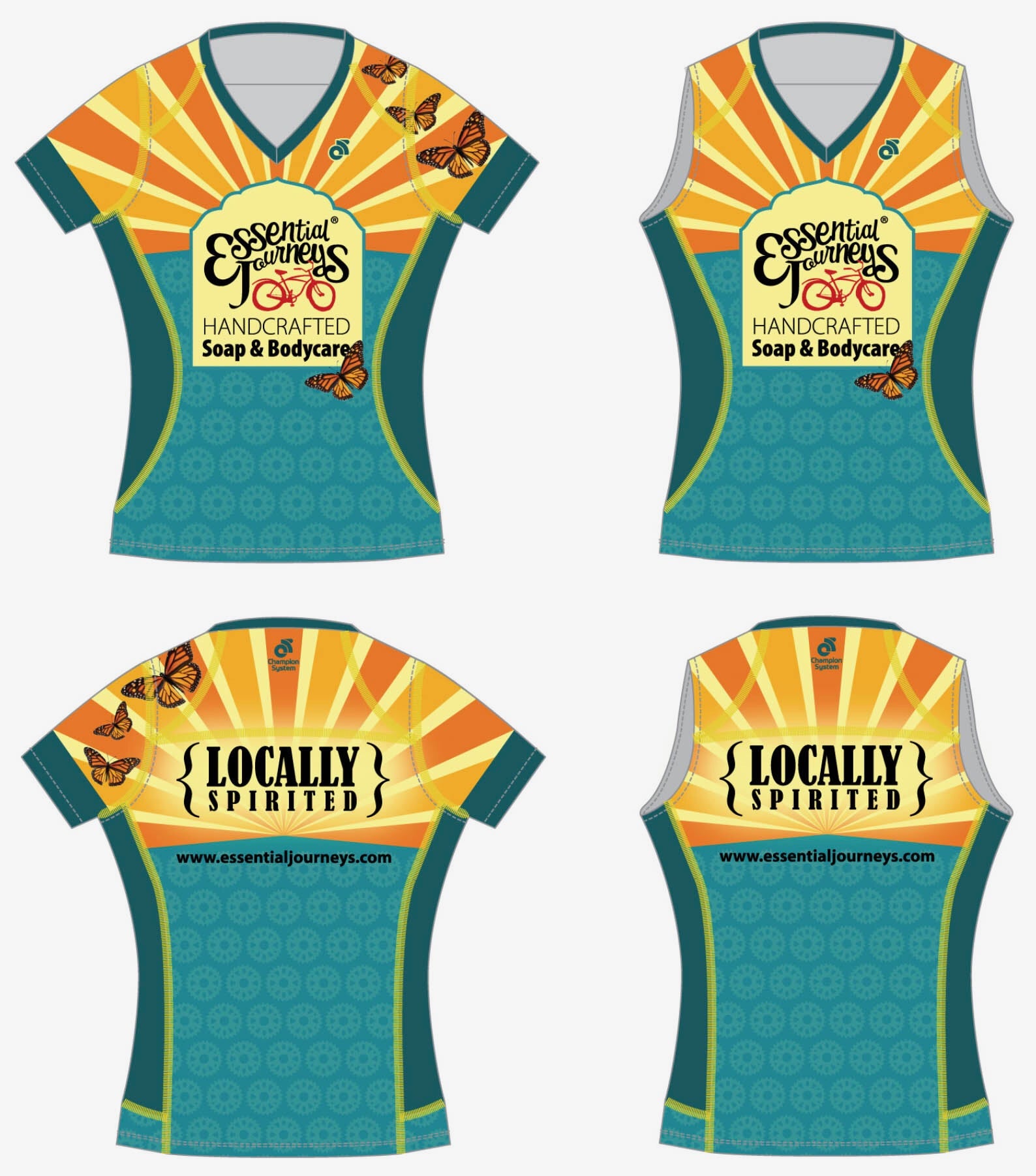 Essential Journeys Bicycle Jerseys